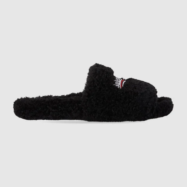발렌시아가 FURRY SLIDE 샌들 654747